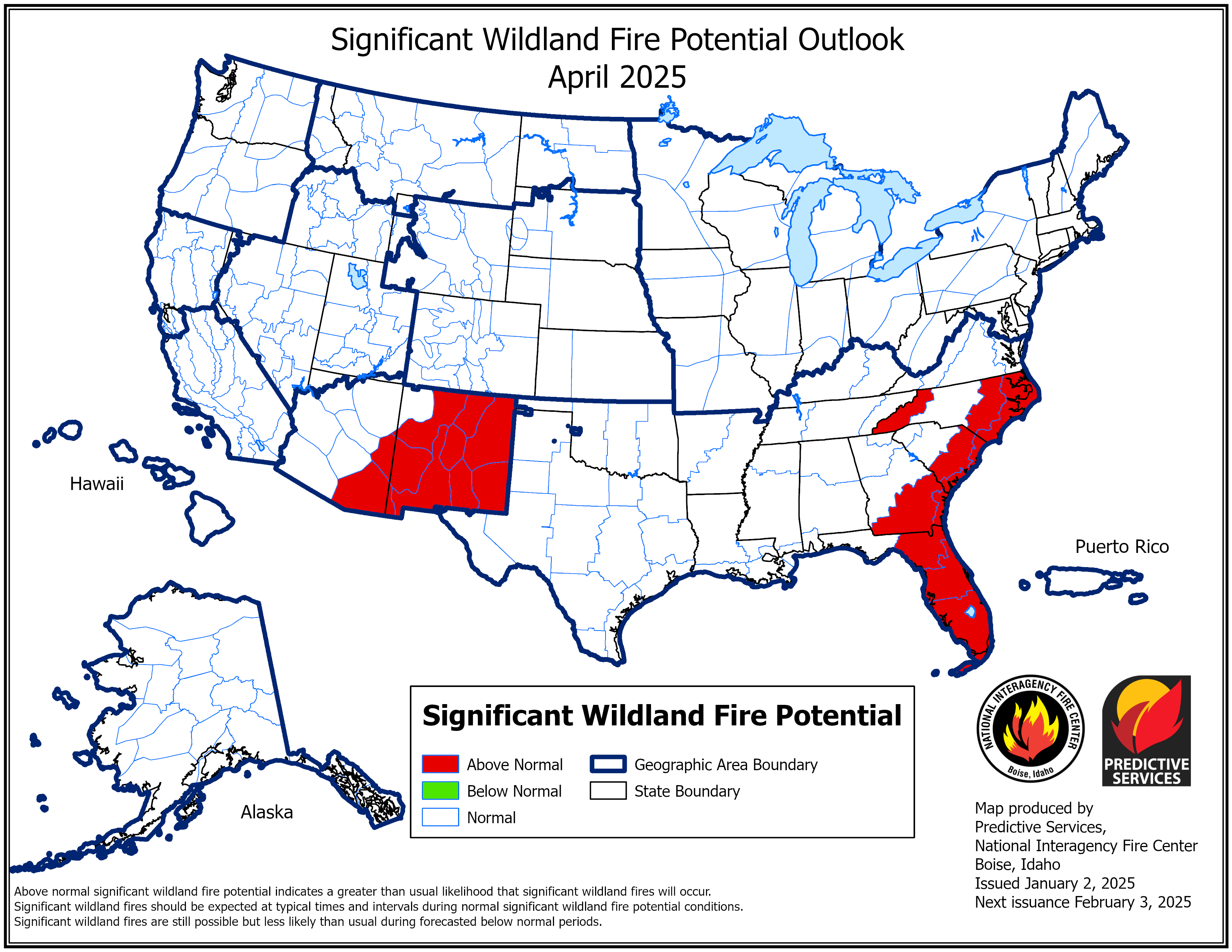 Month 4 Wildland Fire Outlook 